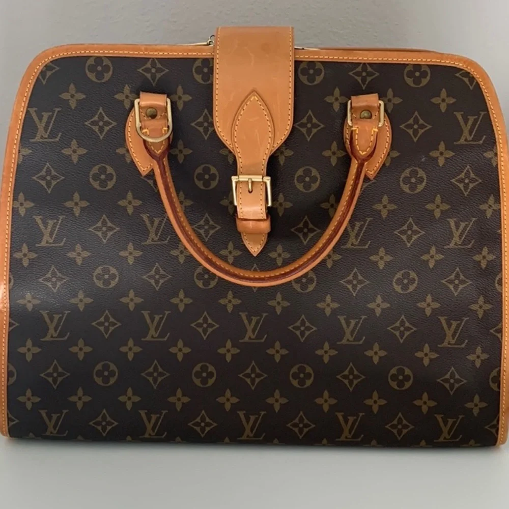 Louis Vuitton Monogram Rivoli Briefcase Laptop Handbag